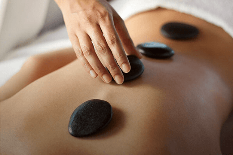 Hot stone massage