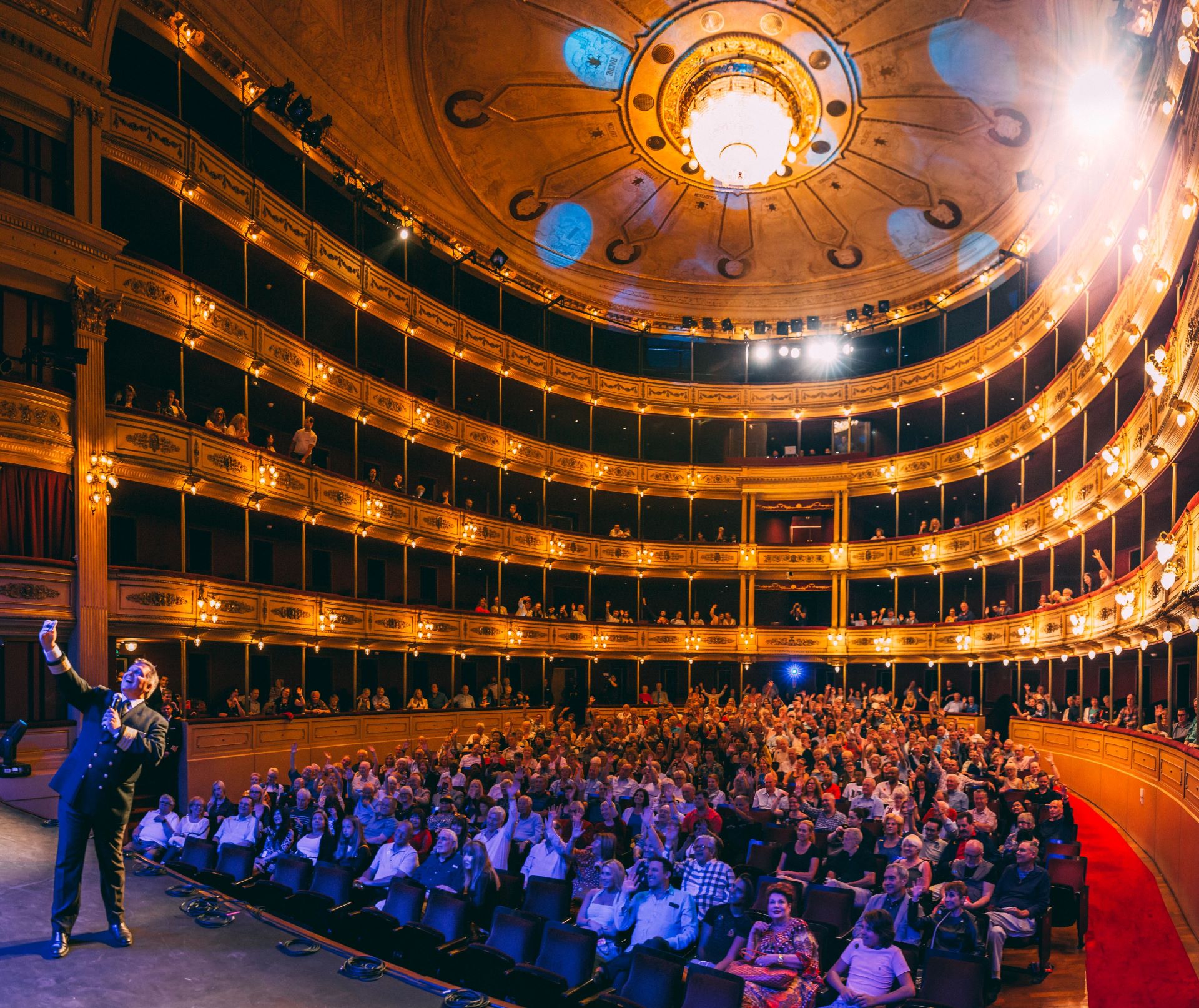 audience in great hall