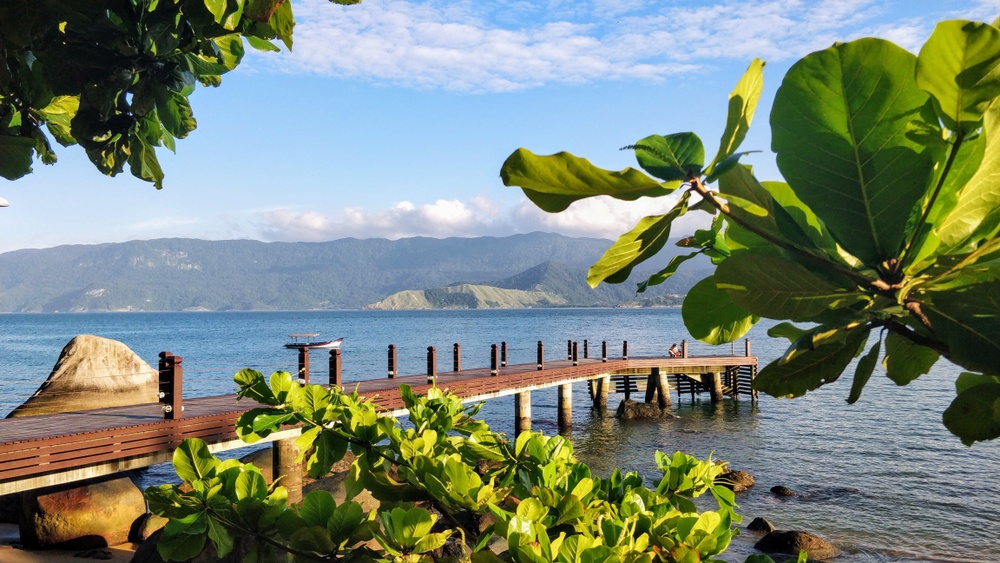 pier jutting into waterway 