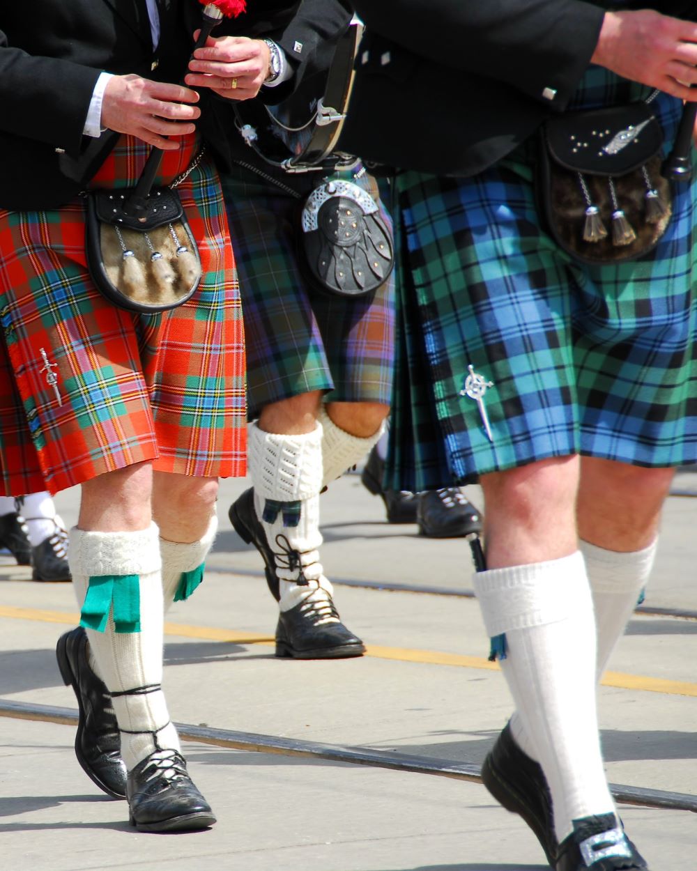 scottish bag pipers