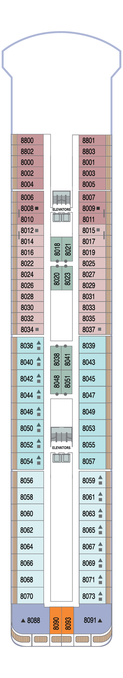 Deck 8 plan