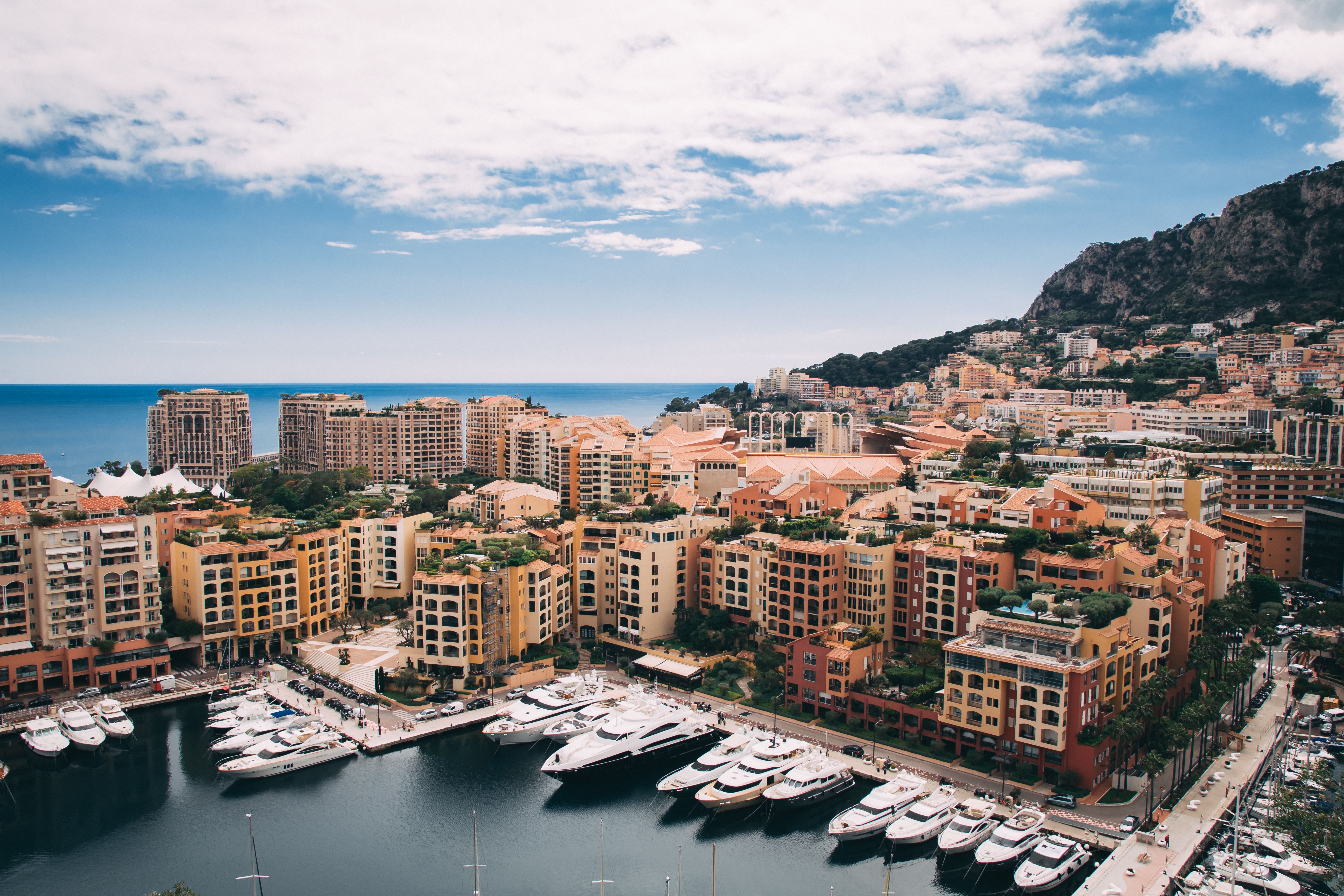 Aerial view of Monte Carlo